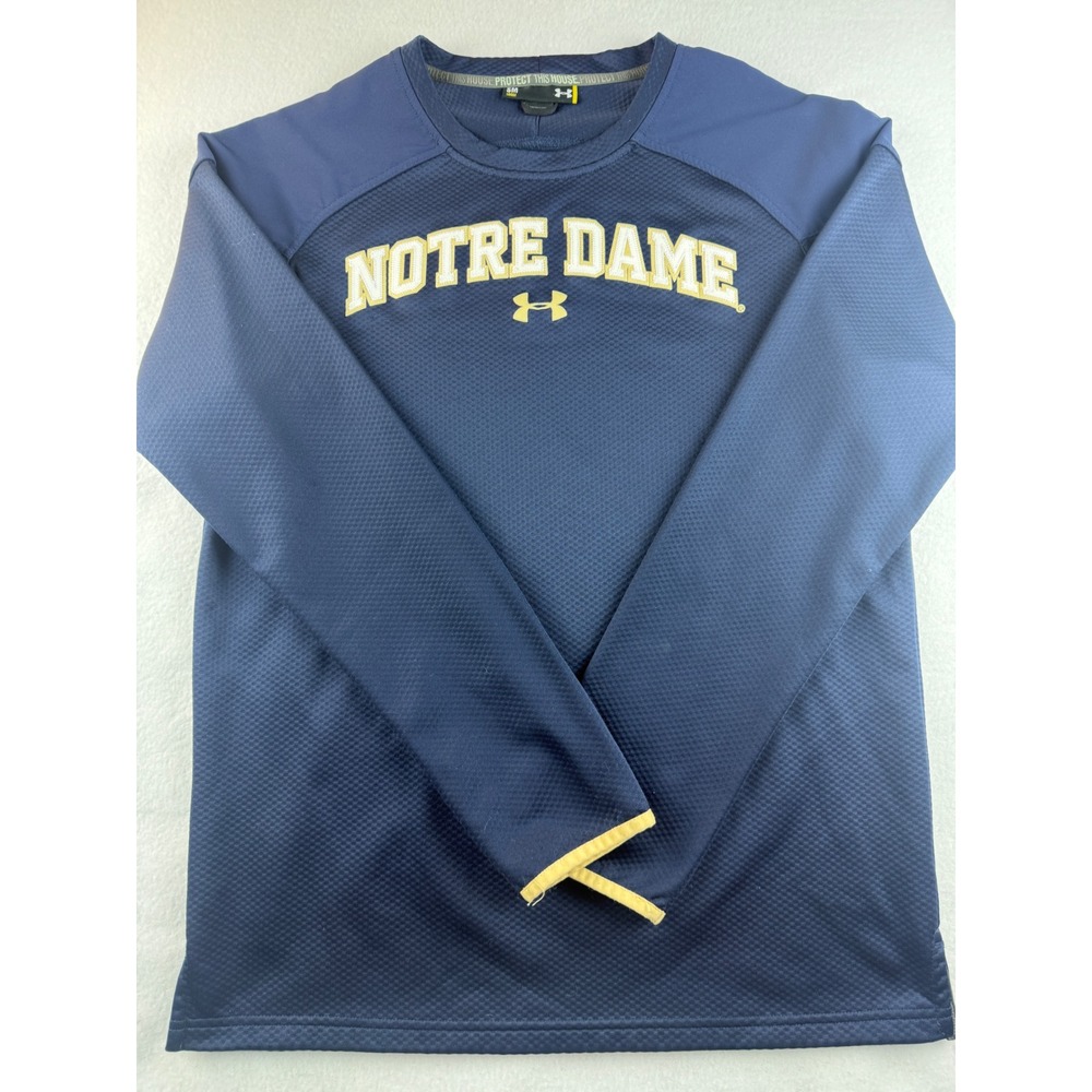 Under Armour Notre Dame Fighting Irish Mens SM Loose Long Sleeve Athletic Shirt